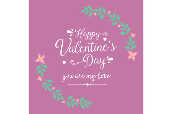 Elevating Romance with a Unique Frame for Happy Valentine Card Designs