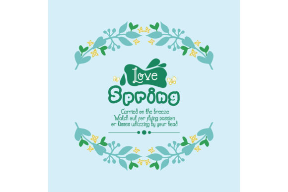 Simple Love Spring Invitation Card Decor Guide