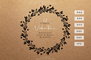 Simple Valentine Botanical Leaf Wreath S: A Practical Guide to Using Hand-Drawn Clipart