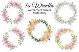 Tropical Lily Flower Watercolor Clipart Guide