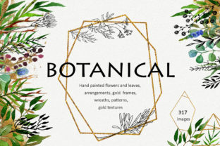 Watercolor and Gold Frames Collection: Elevating Digital Design with Organic Elegance